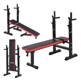 Barbell Rack Stand Squat with barbell bench Fitness Bench Press Equipment for Home Gym