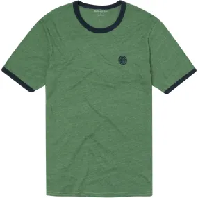 Basil Green Tri-Blend Varsity Ringer T-Shirt