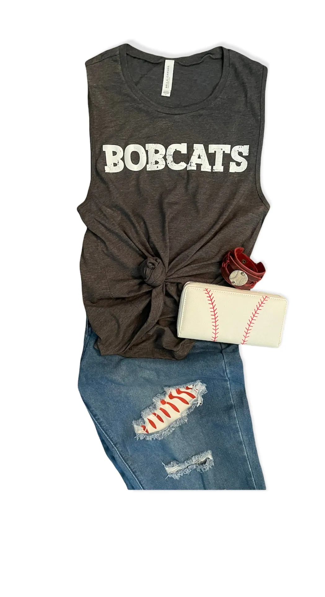 Charcoal Bobcats Tank