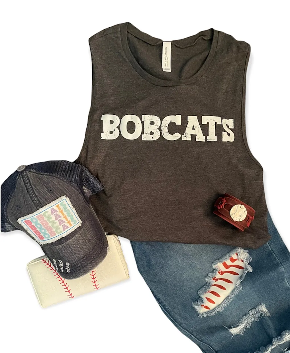 Charcoal Bobcats Tank
