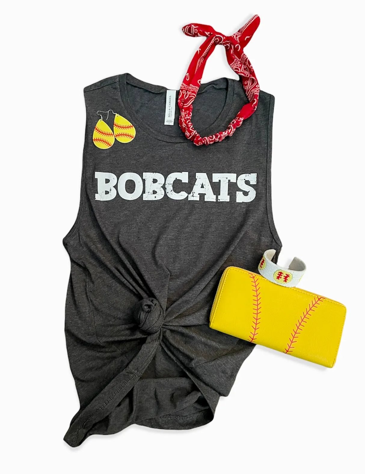 Charcoal Bobcats Tank