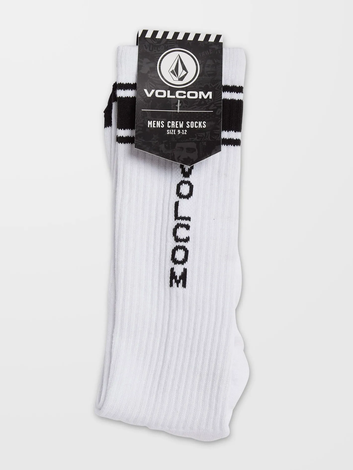 High Stripe Socks - WHITE
