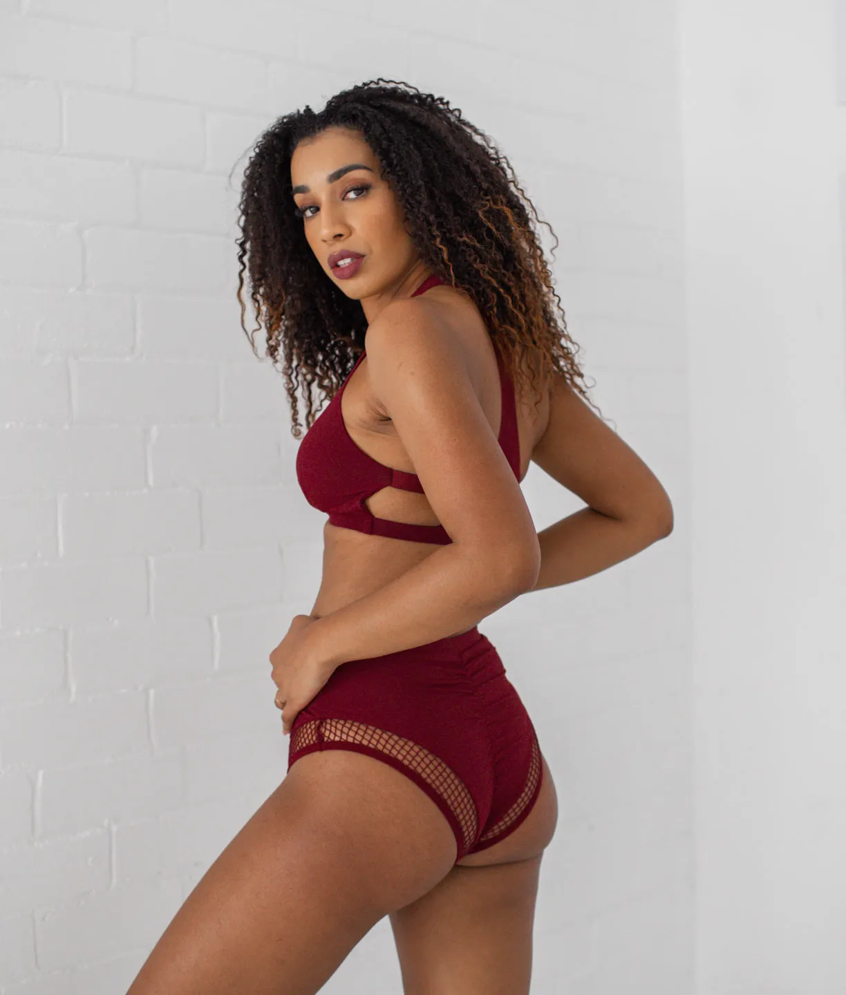 Isla Bra -  Matte Burgundy