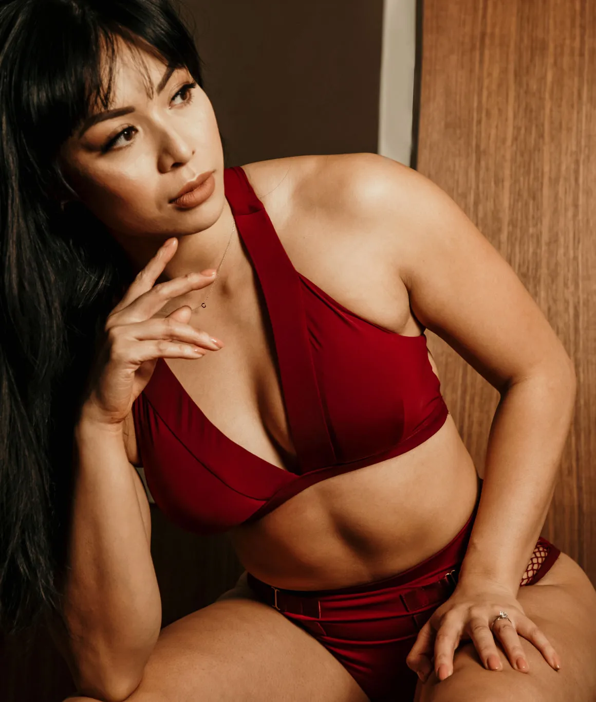Isla Bra -  Matte Burgundy