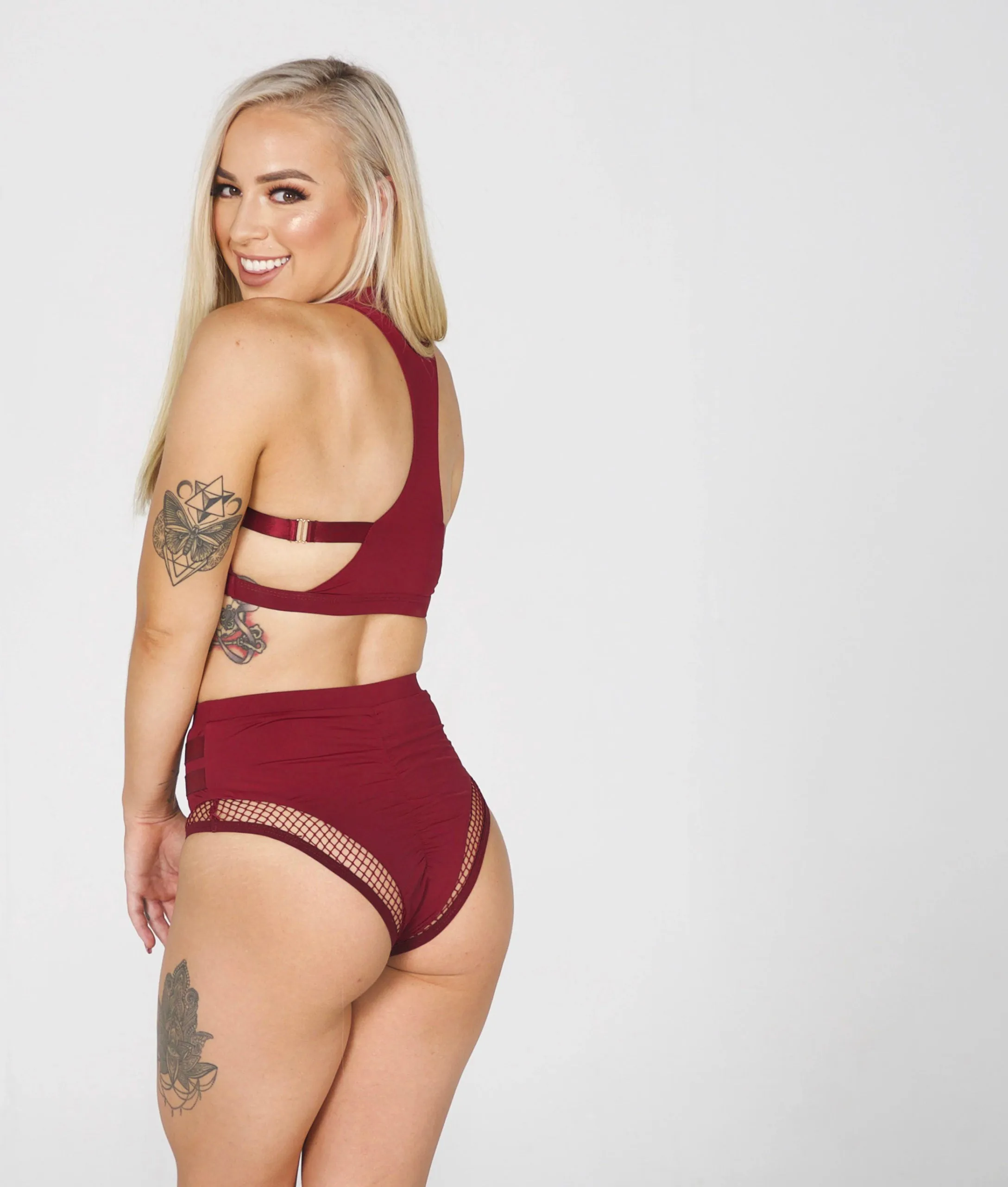 Isla Bra -  Matte Burgundy