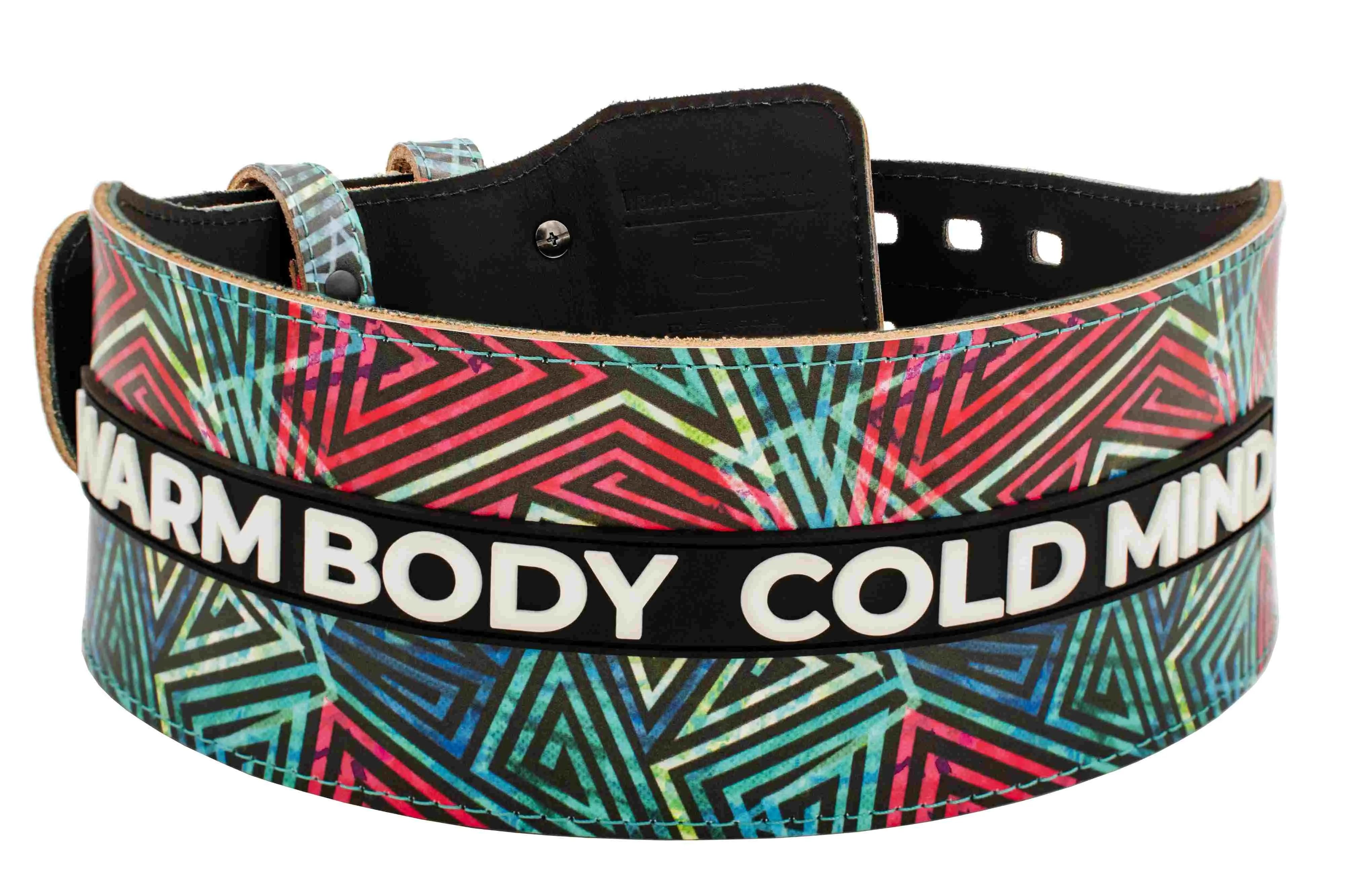 Leather Weightlifting Belt Color Triangle