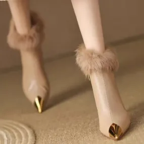 Running To Her Ankle Boots