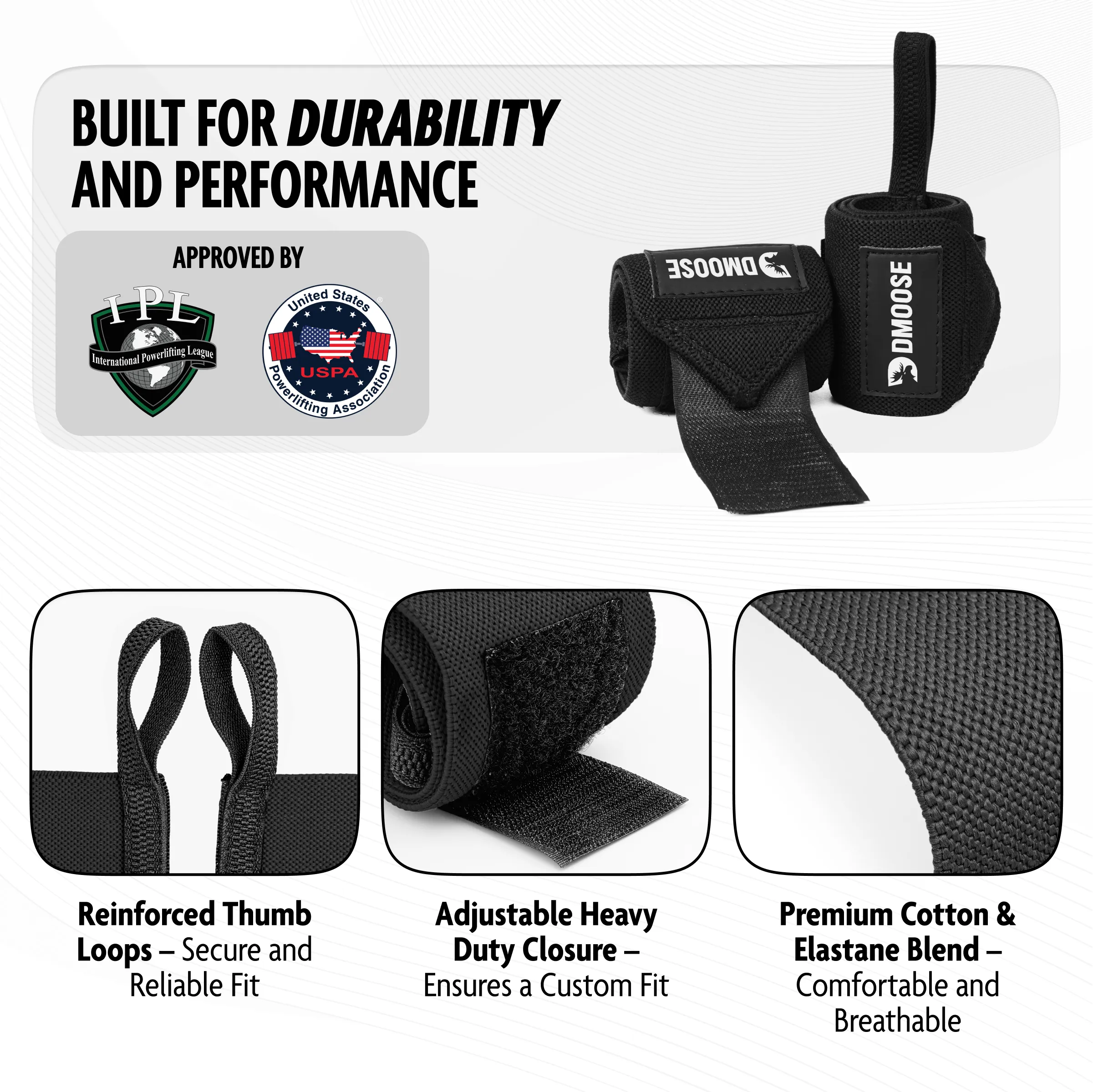 Wrist Wraps for Weightlifting